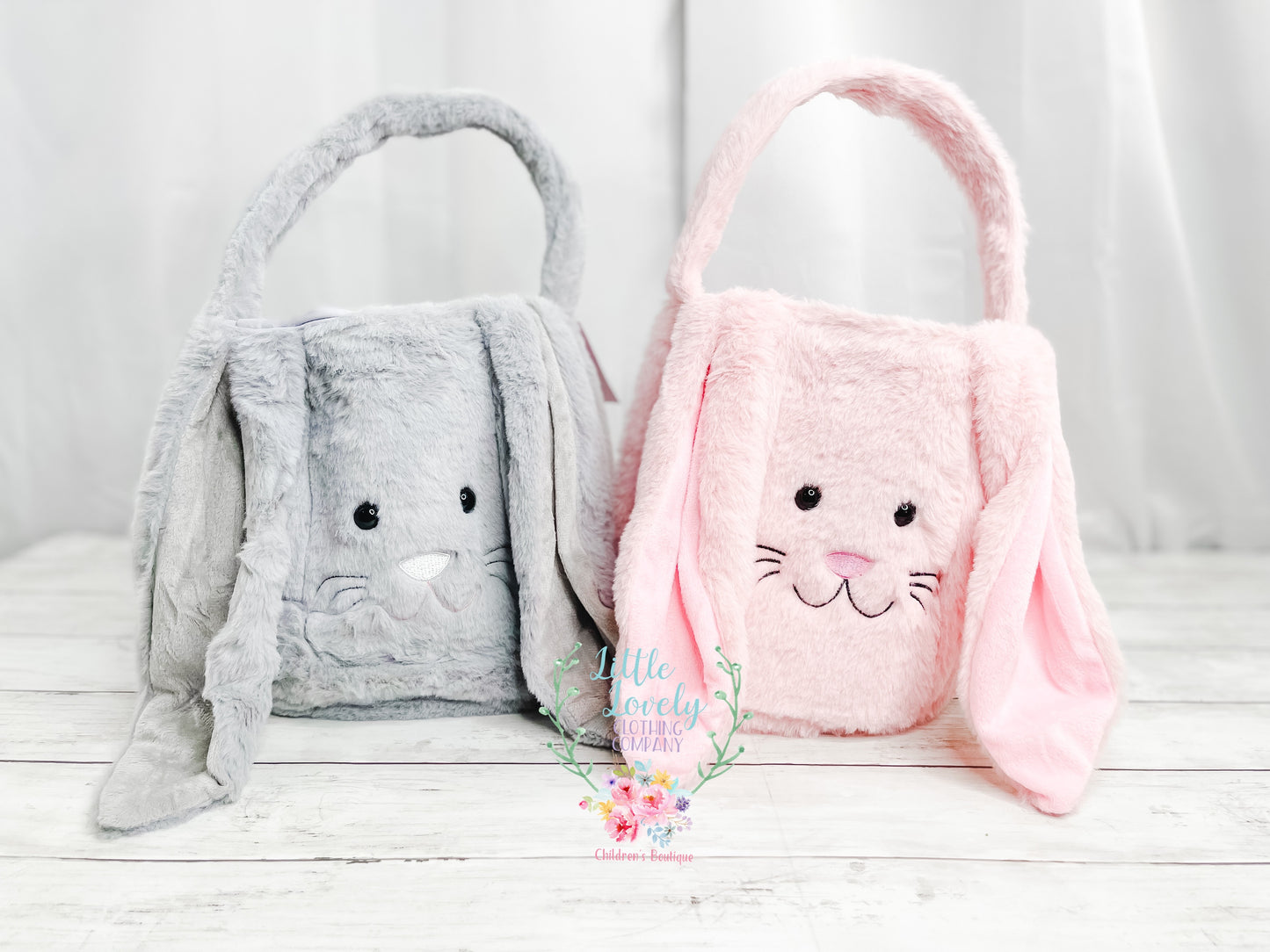 Fluffy Bunny Easter Basket