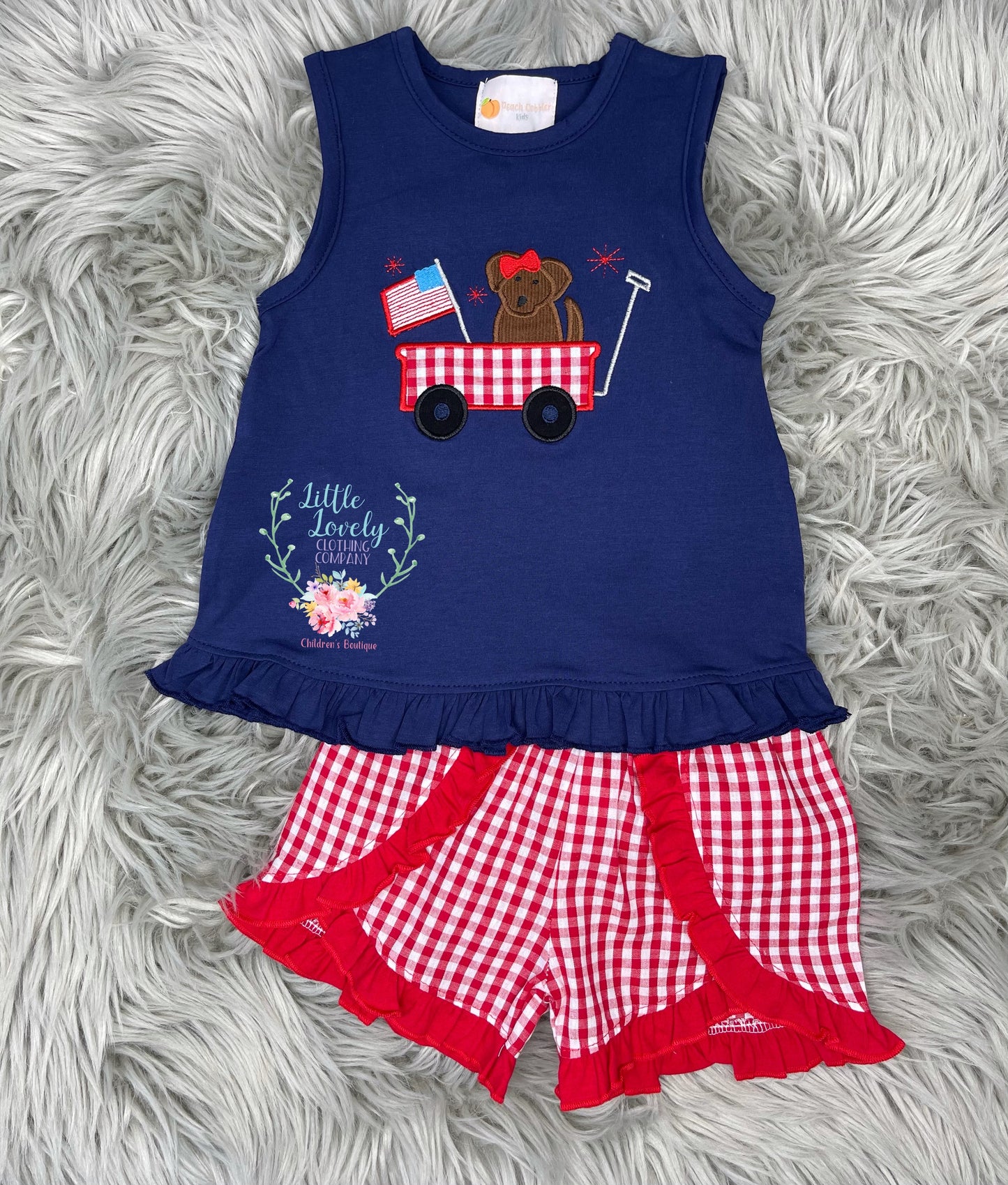 Celebration Puppy Girl Short Set