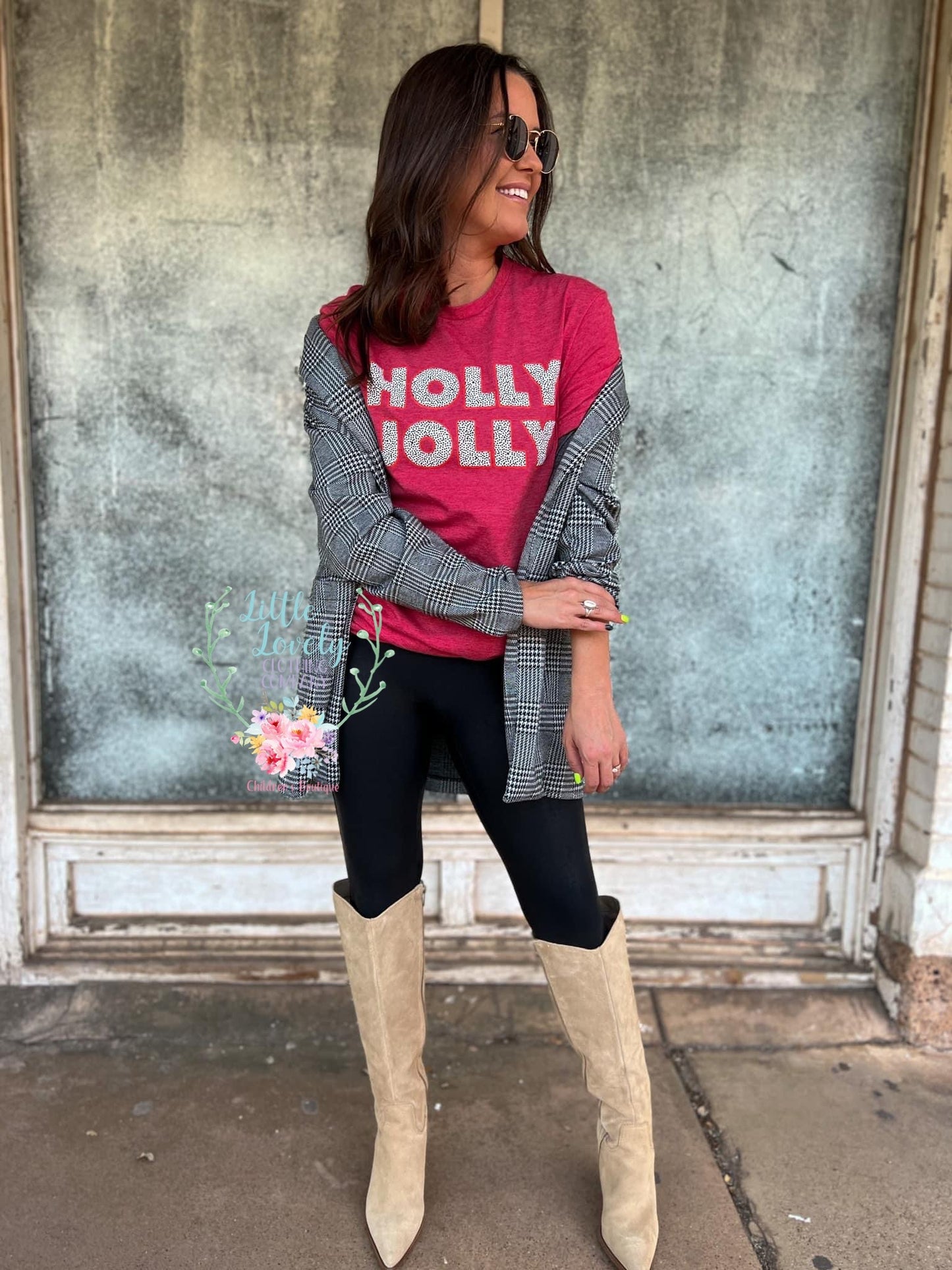 HOLLY JOLLY WOMENS TEE