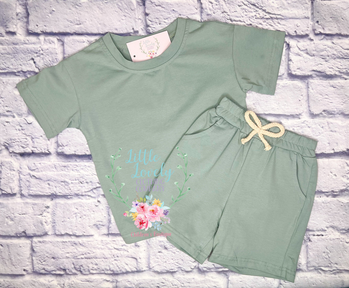 Leah Tee & Shirt Set