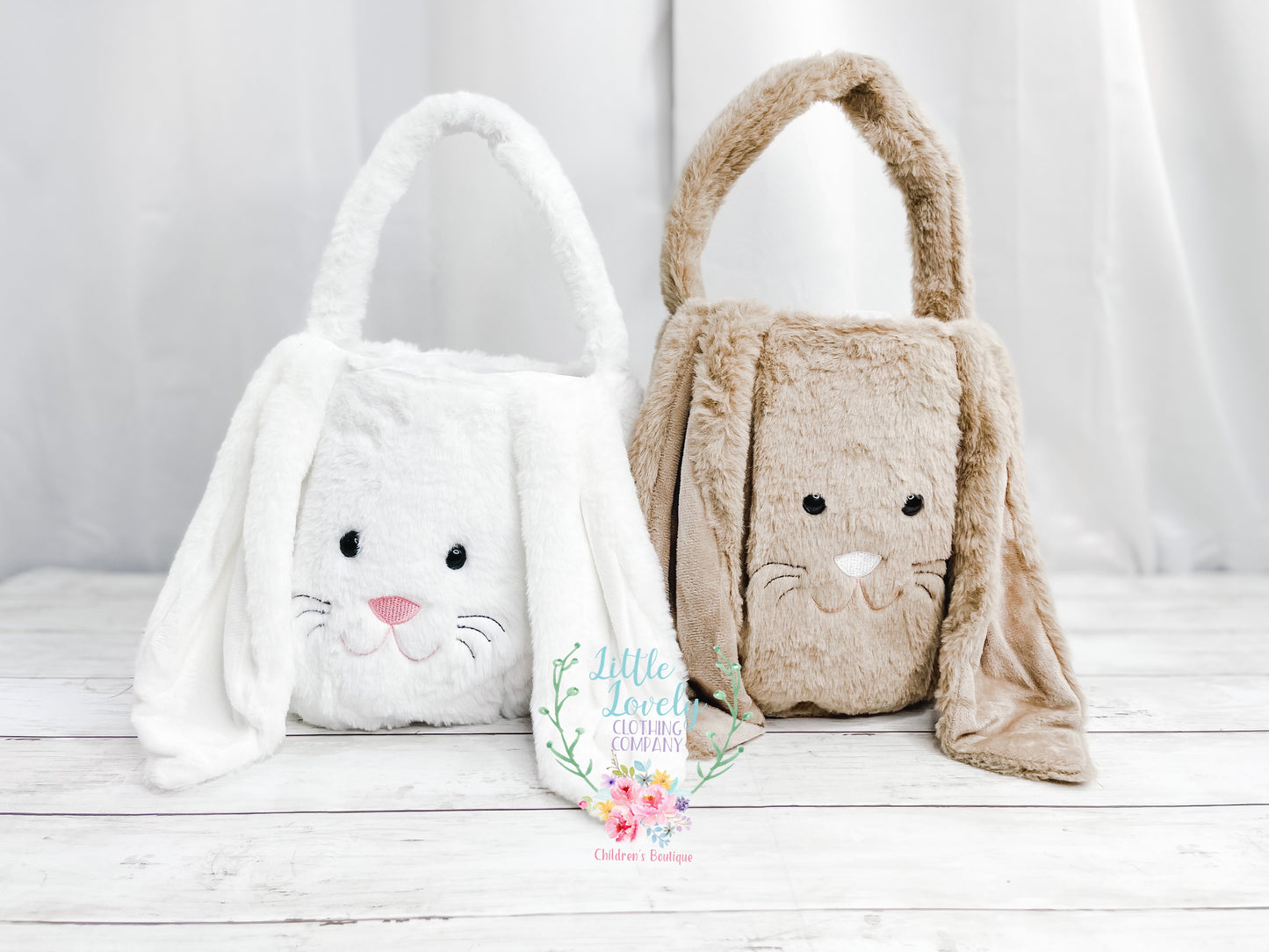 Fluffy Bunny Easter Basket