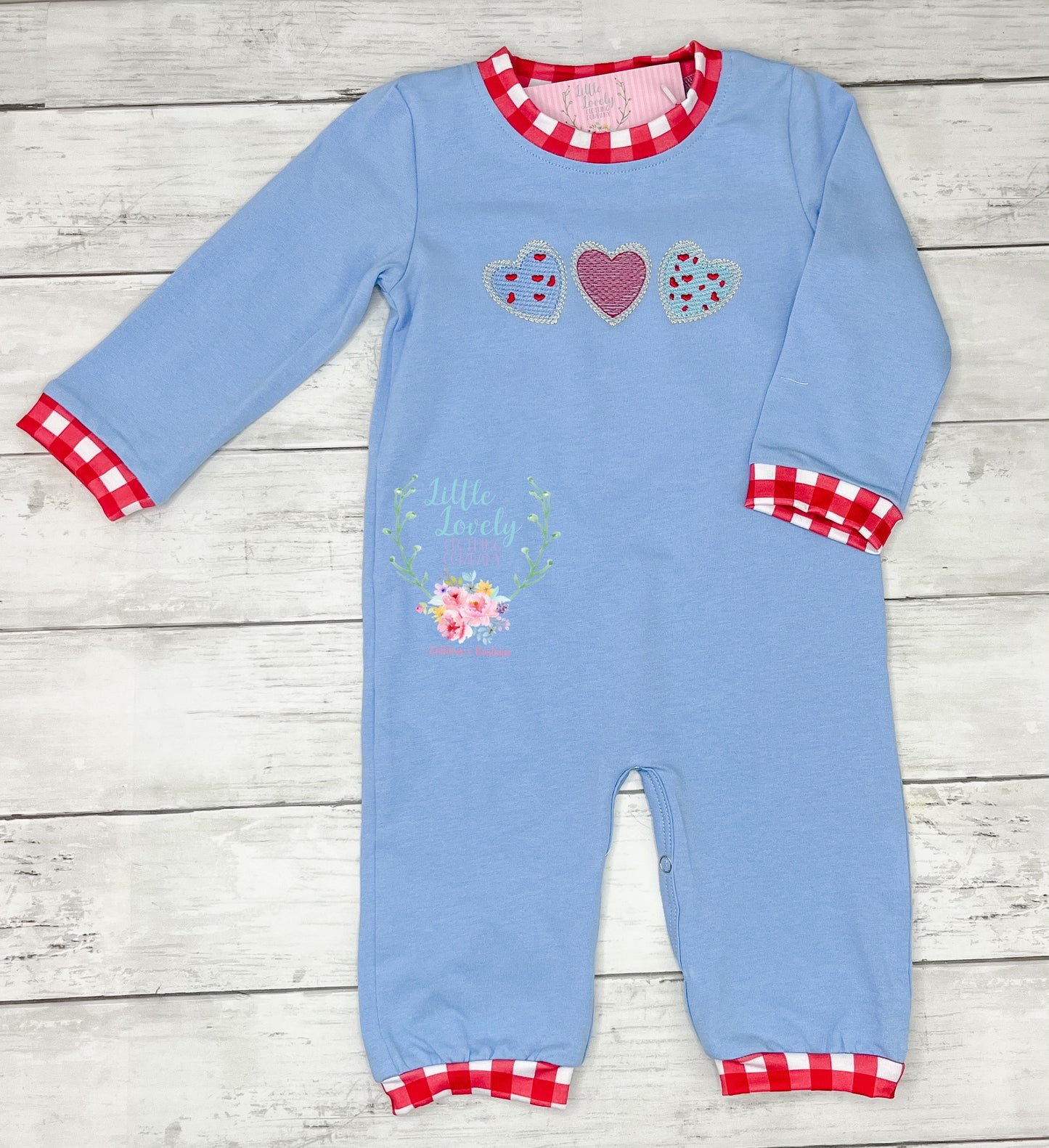 Love is in the Air Boy Romper