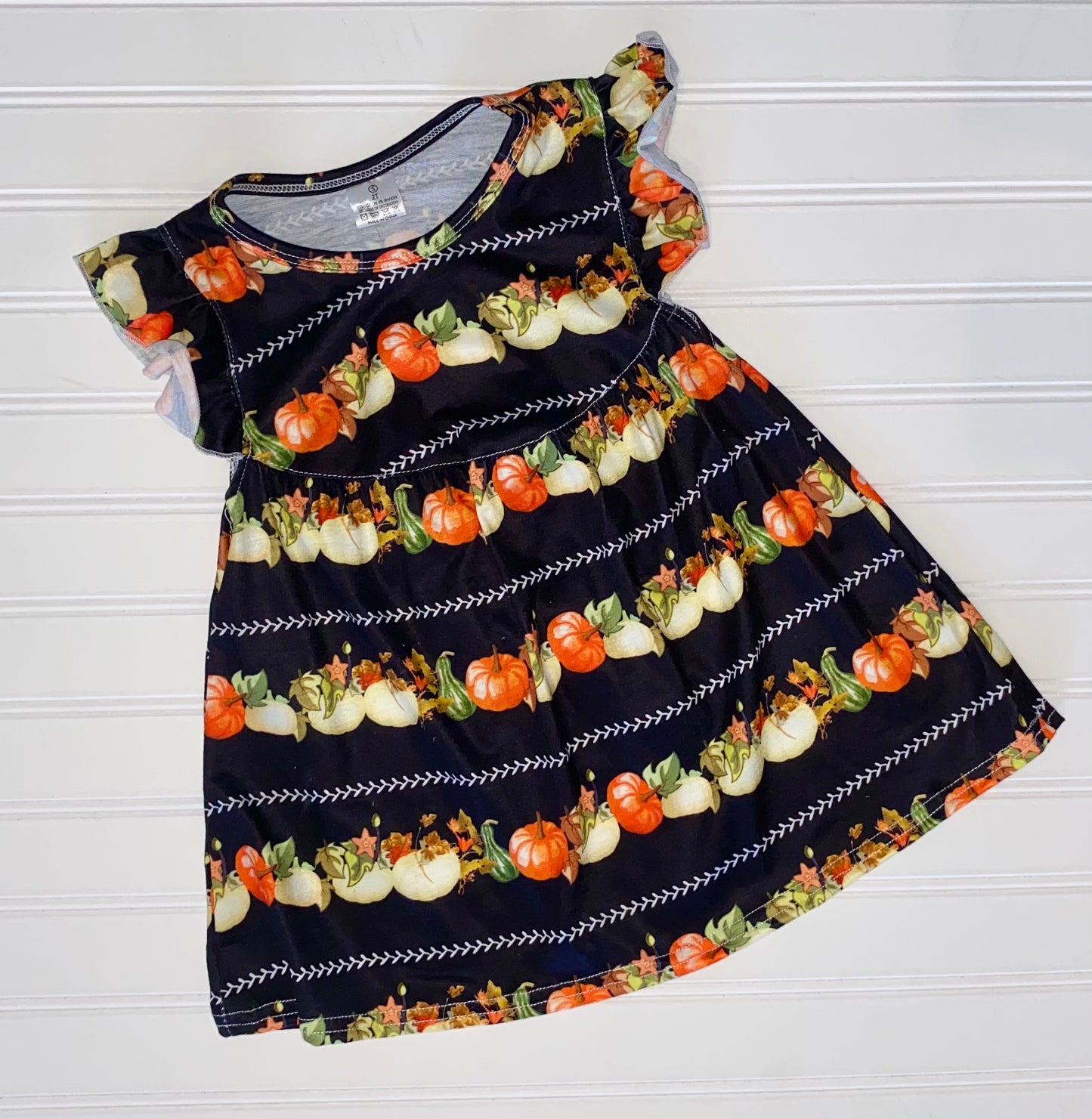 Patterned Dresses- Pumpkin