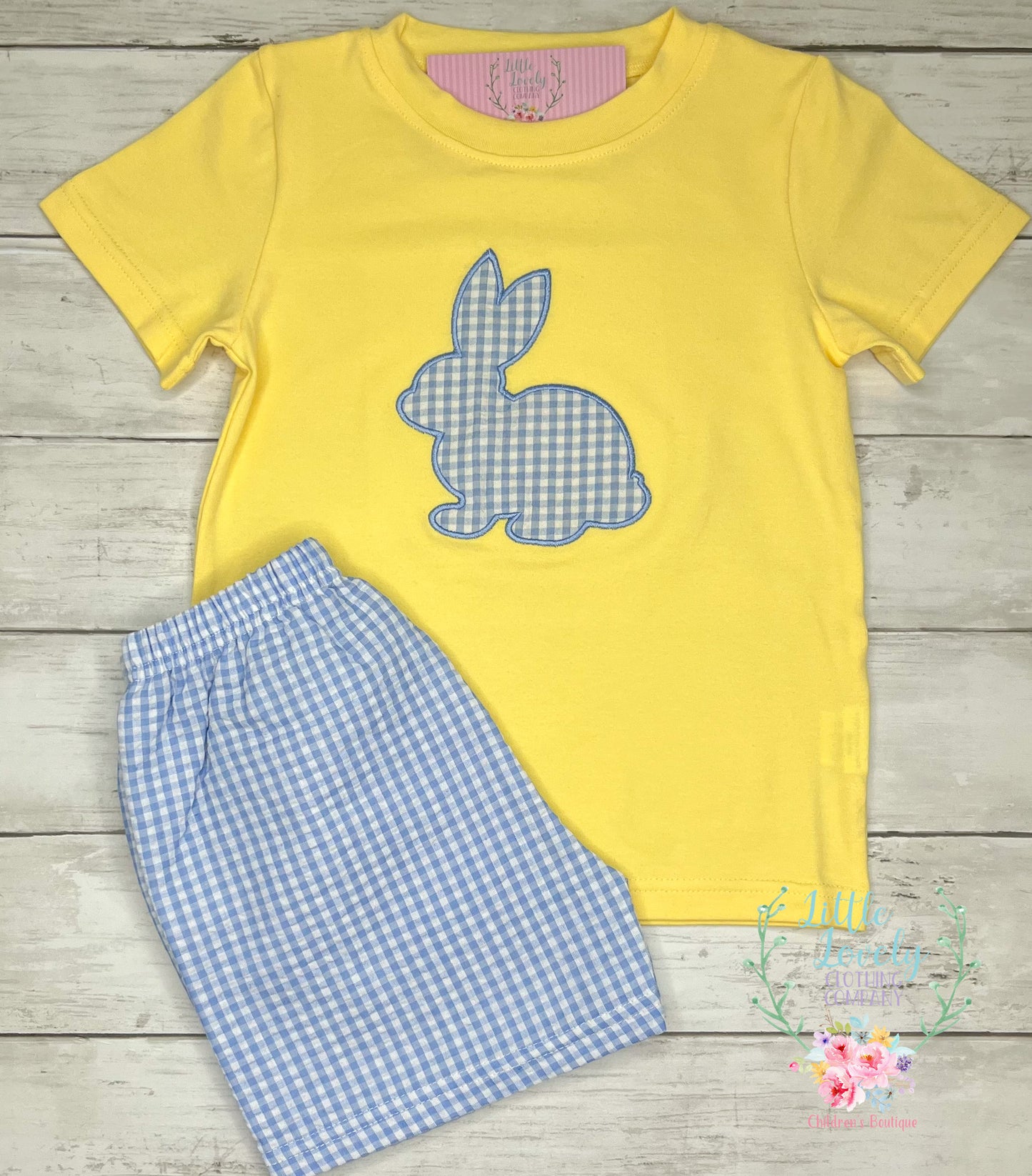 Sweet Bunny Collection Boy Short Set