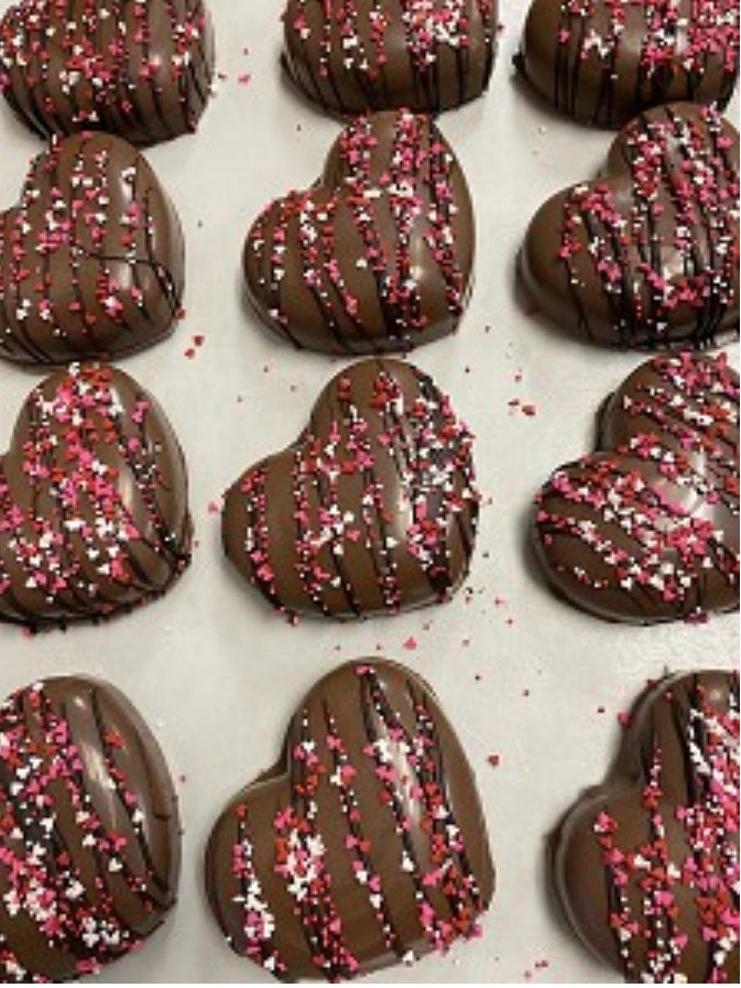 Valentines Heart Cocoa Bomb