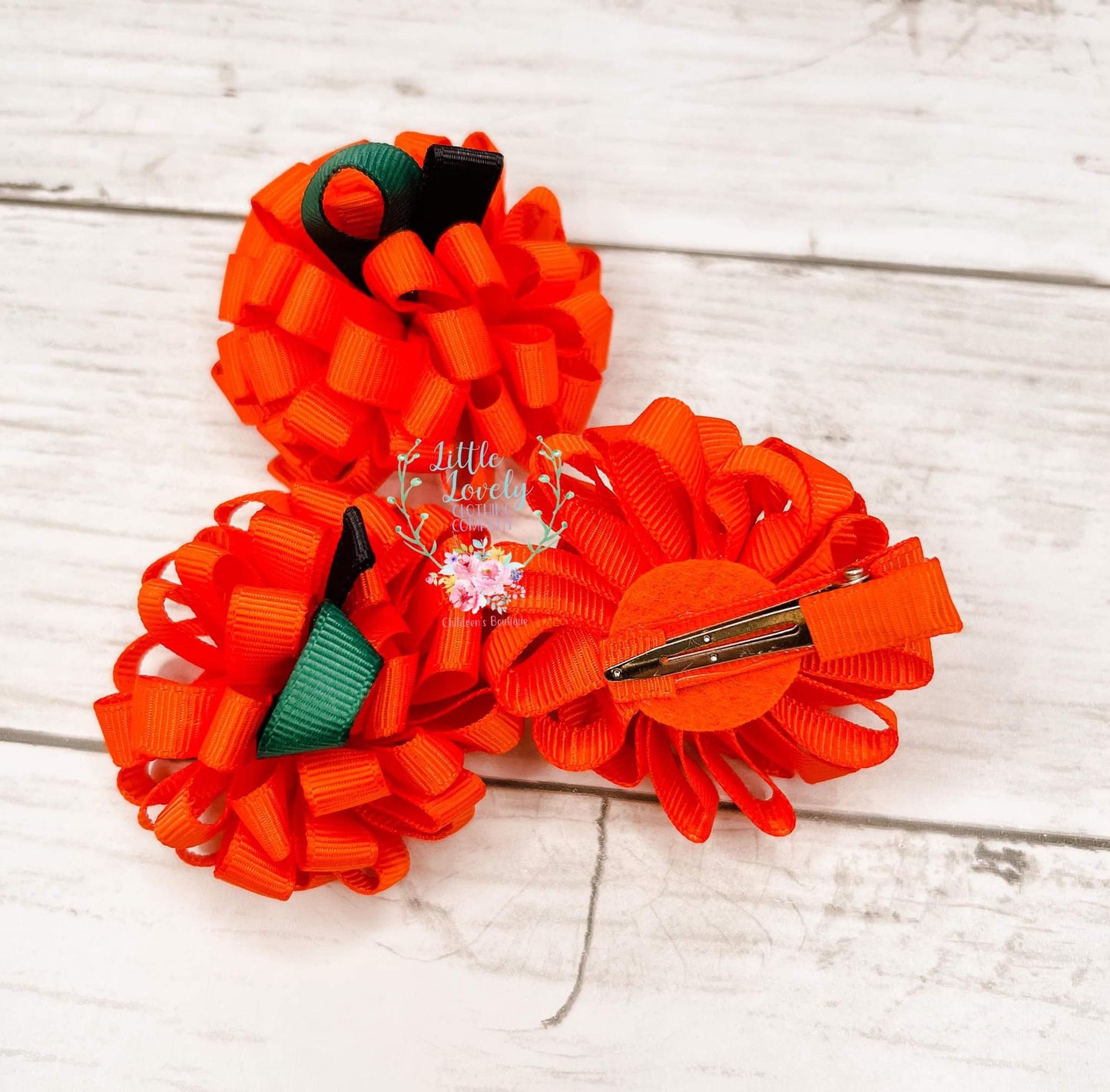 Pumpkin Hair Clip