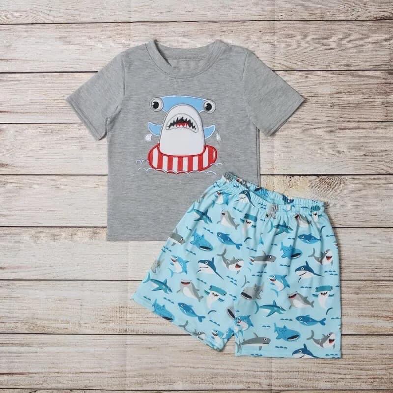 Boys Shark Set and Bubble