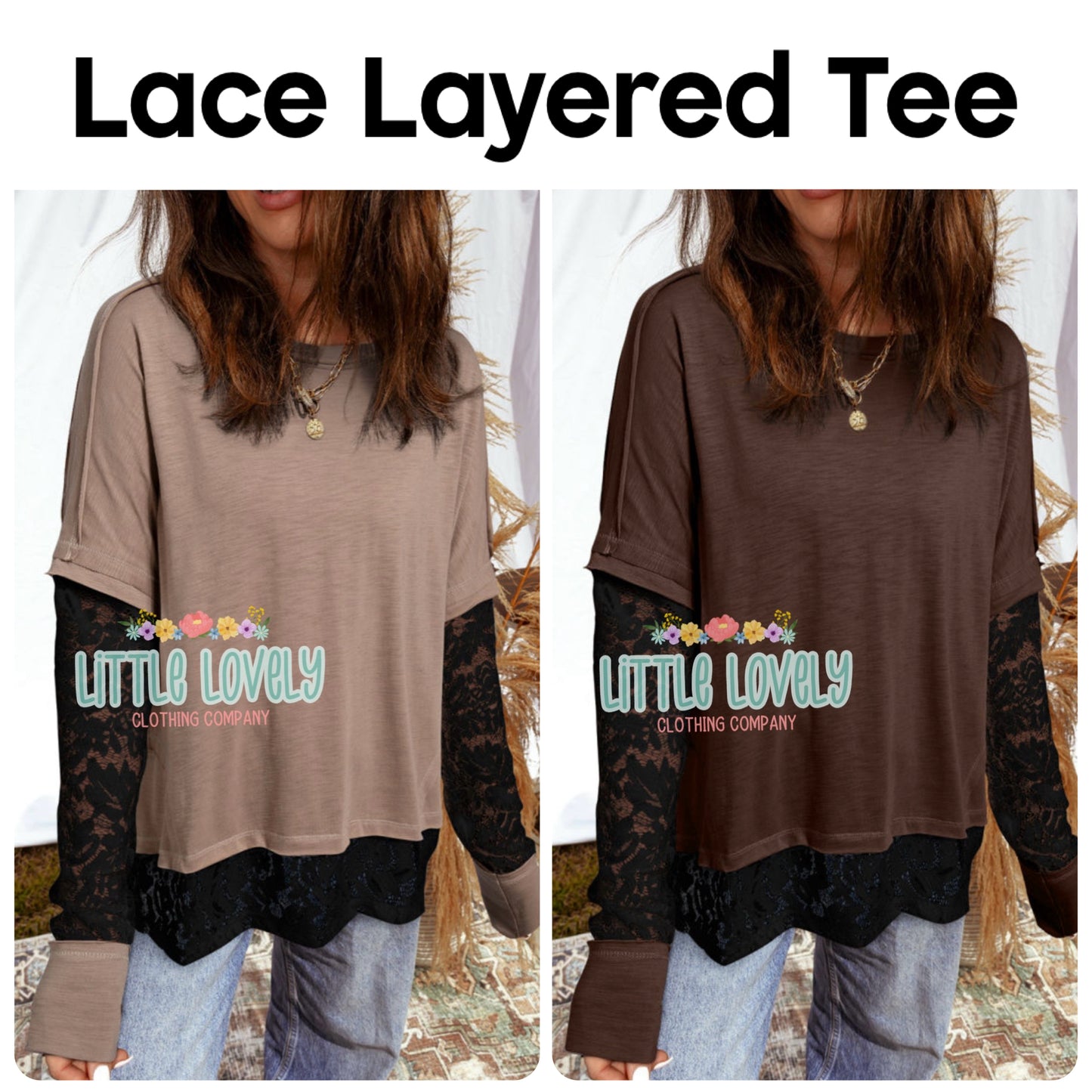 Lace Layered Top ETA: Mid/Late Nov