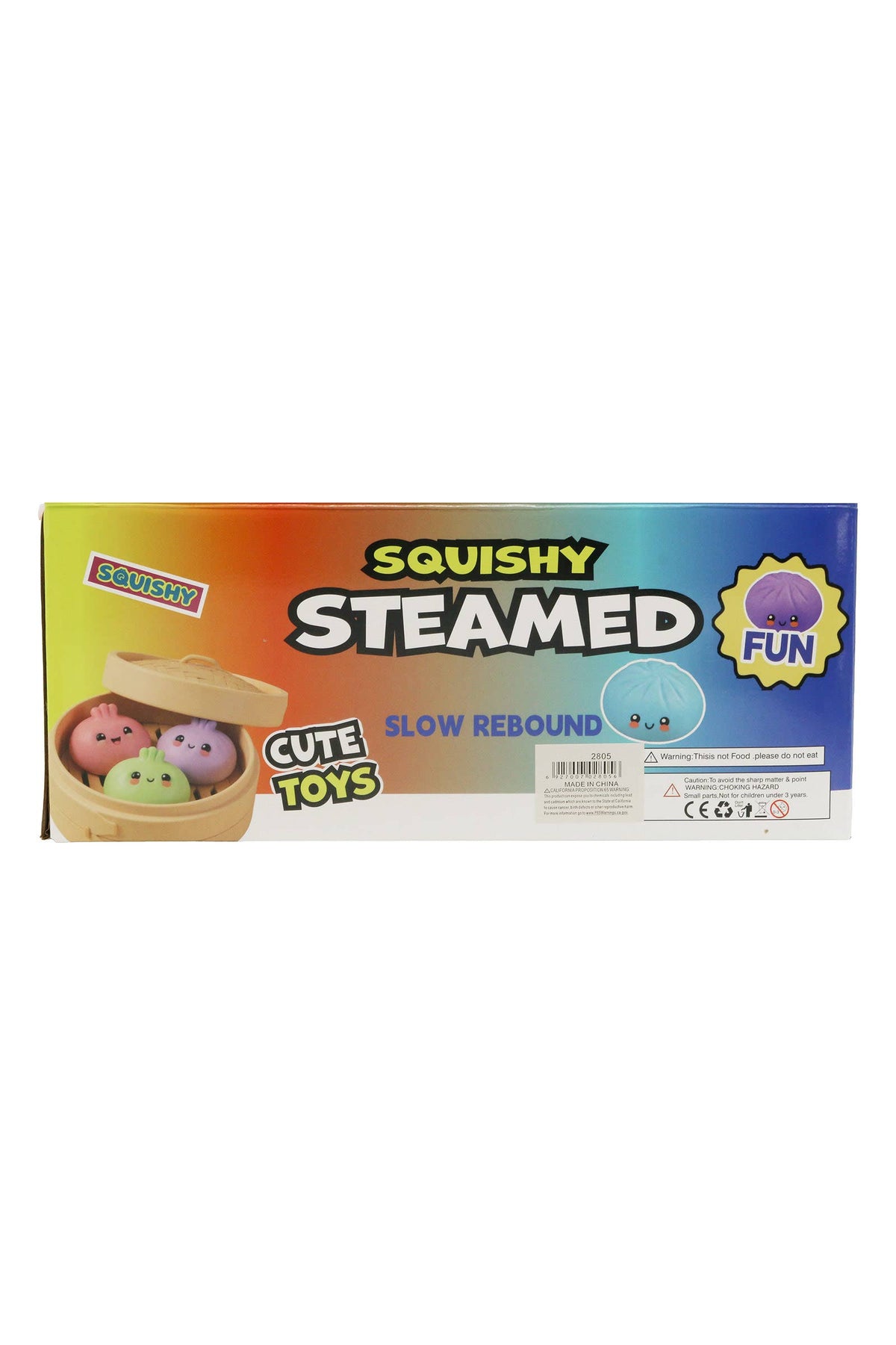 3-Count Colorful Clear Sticky Jiggly Mochi Dumpling Squishy — Presale, Ships in ~2 Weeks