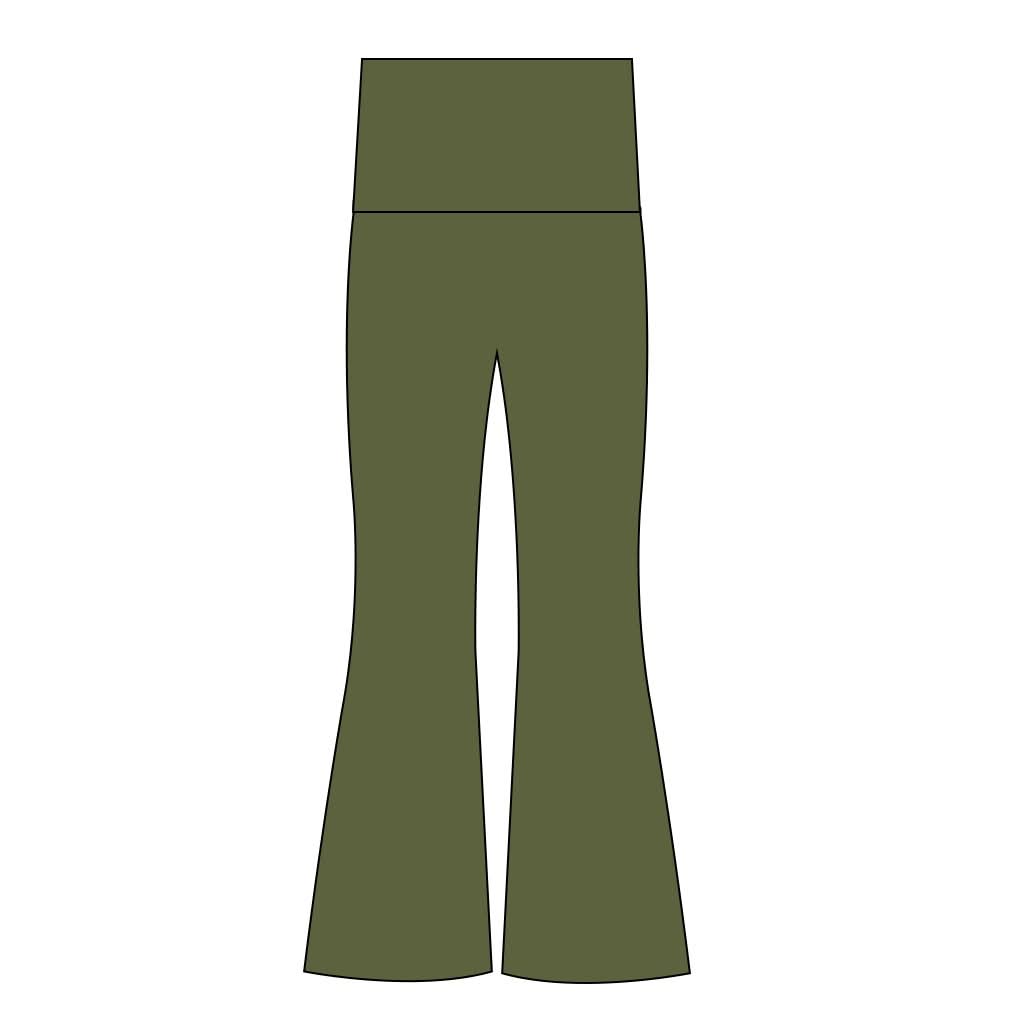 Solid Yoga Style Flares , ETA Nov to LLCCO