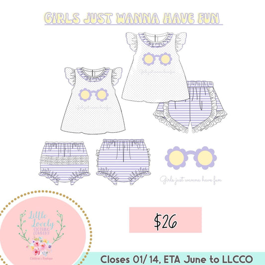 Girls Just Wanna Have Fun Pre-Sale ETA June to LLCCO Then to Customers