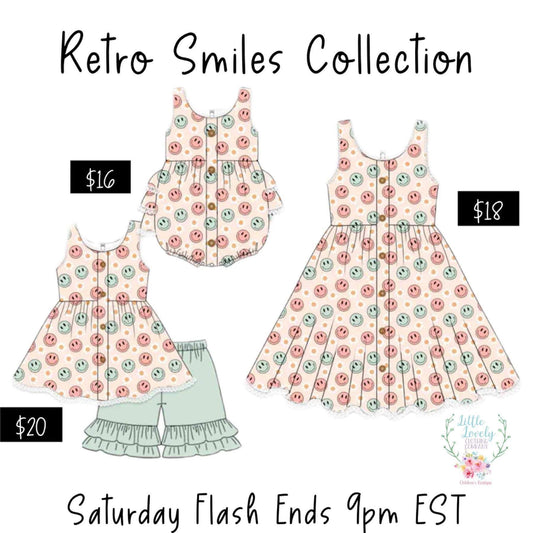 Retro Smiles Collection Pre-Sale, ETA June to LLCCO, then to Customers