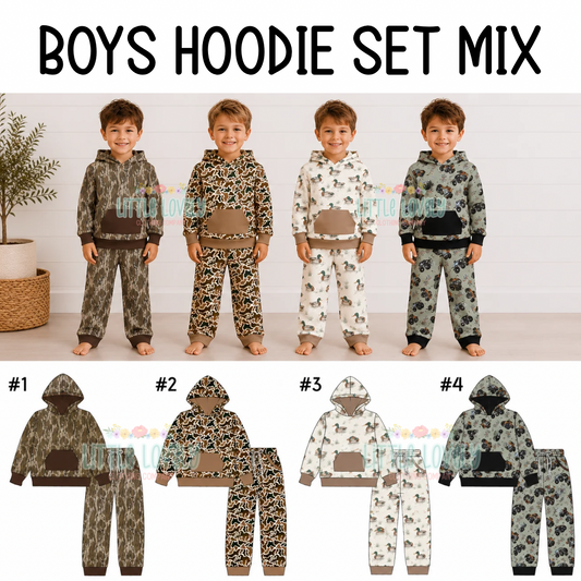 Country Boys Hoodie Set Mix: Ships Nov