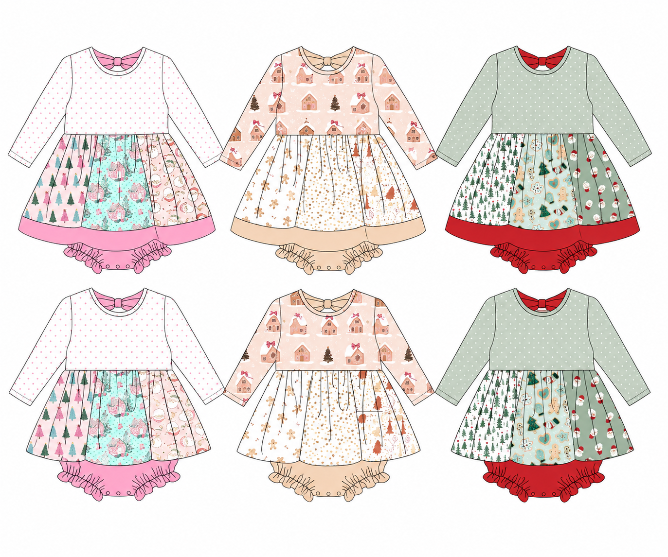 Preppy Holiday Split Panel Mix 1, ETA: End of Nov to LLCCO