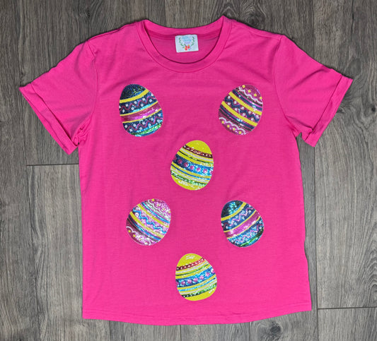 Sequin Easter Egg Tee