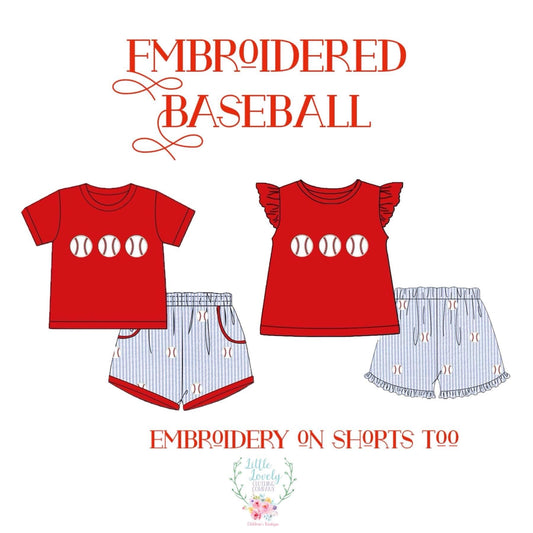 Embroidered Baseball Collection Presale ETA Late March to LLCCO