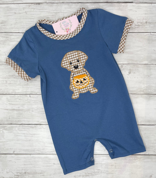 No Tricks Just Treats Pup Romper