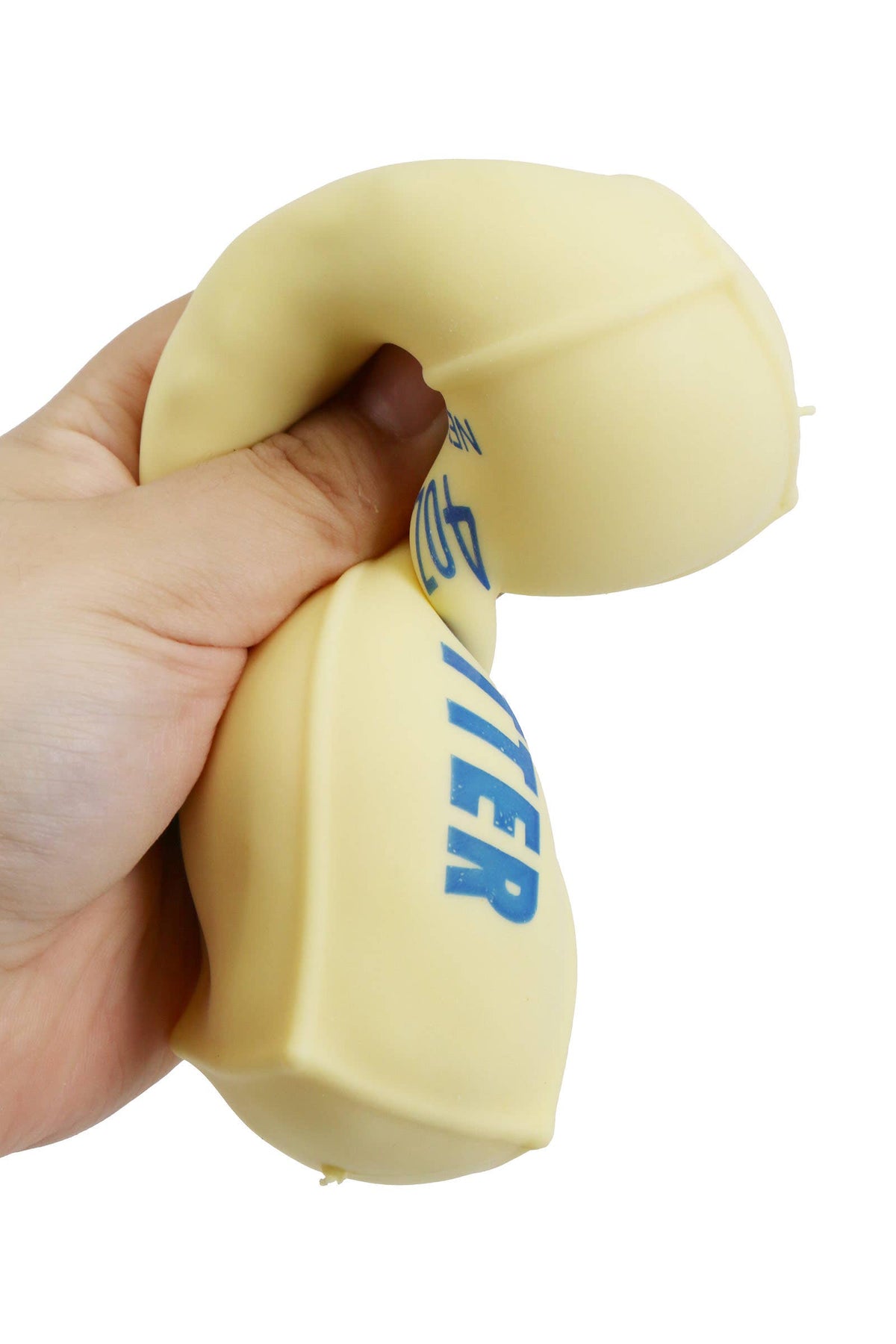 Yellow Butter Zero Rebound Crunchy Bead Slime TPR Squishy — Presale, Ships in ~2 Weeks