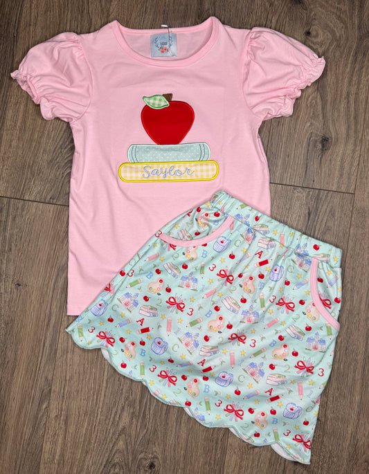 School Prep Skort Set