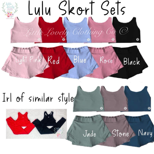 Lulllu Skort Sets Presale ETA April to LLCCO Then to Customers