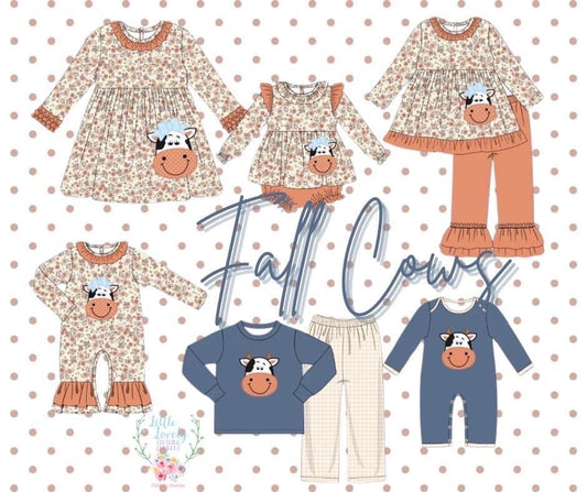 Fall Cows Collection Presale Eta Oct to LLCCO Then to Customers