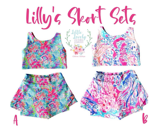 Lilly Skort Sets Collection Presale ETA June to LLCCO Then to Customers