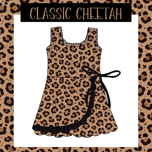 Classic Cheetah Skort Dress-Extra 4T, ETA: Aug to LLCCO