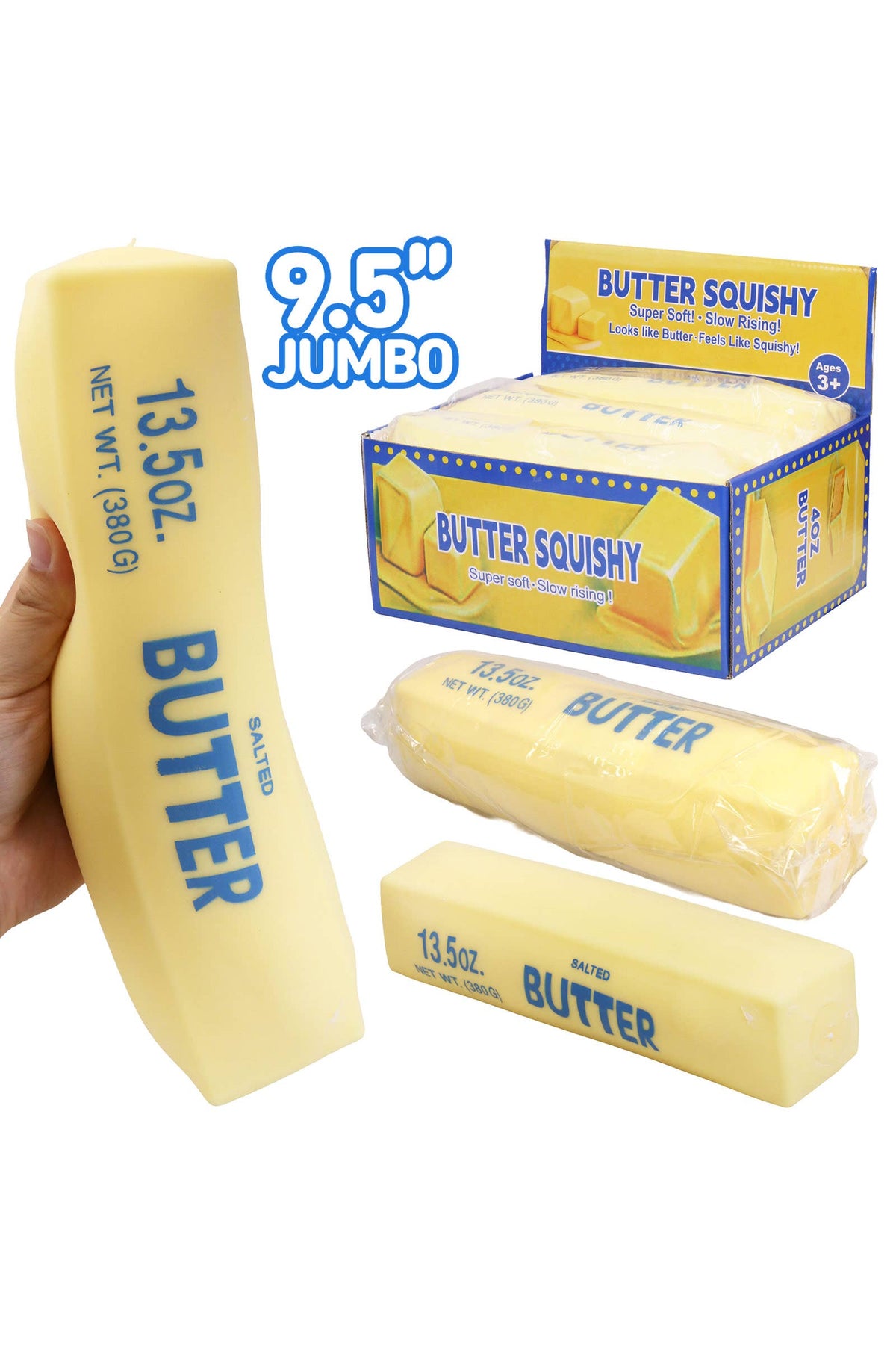 JUMBO Butter StickSquishy - 9.5 Inch — Presale, Ships in ~2 Weeks