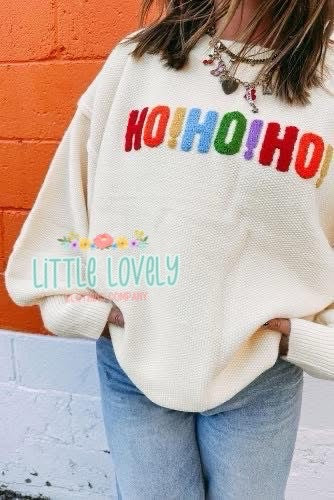 Rainbow Ho, Ho, Ho Sweater ETA: Mid/Late Nov