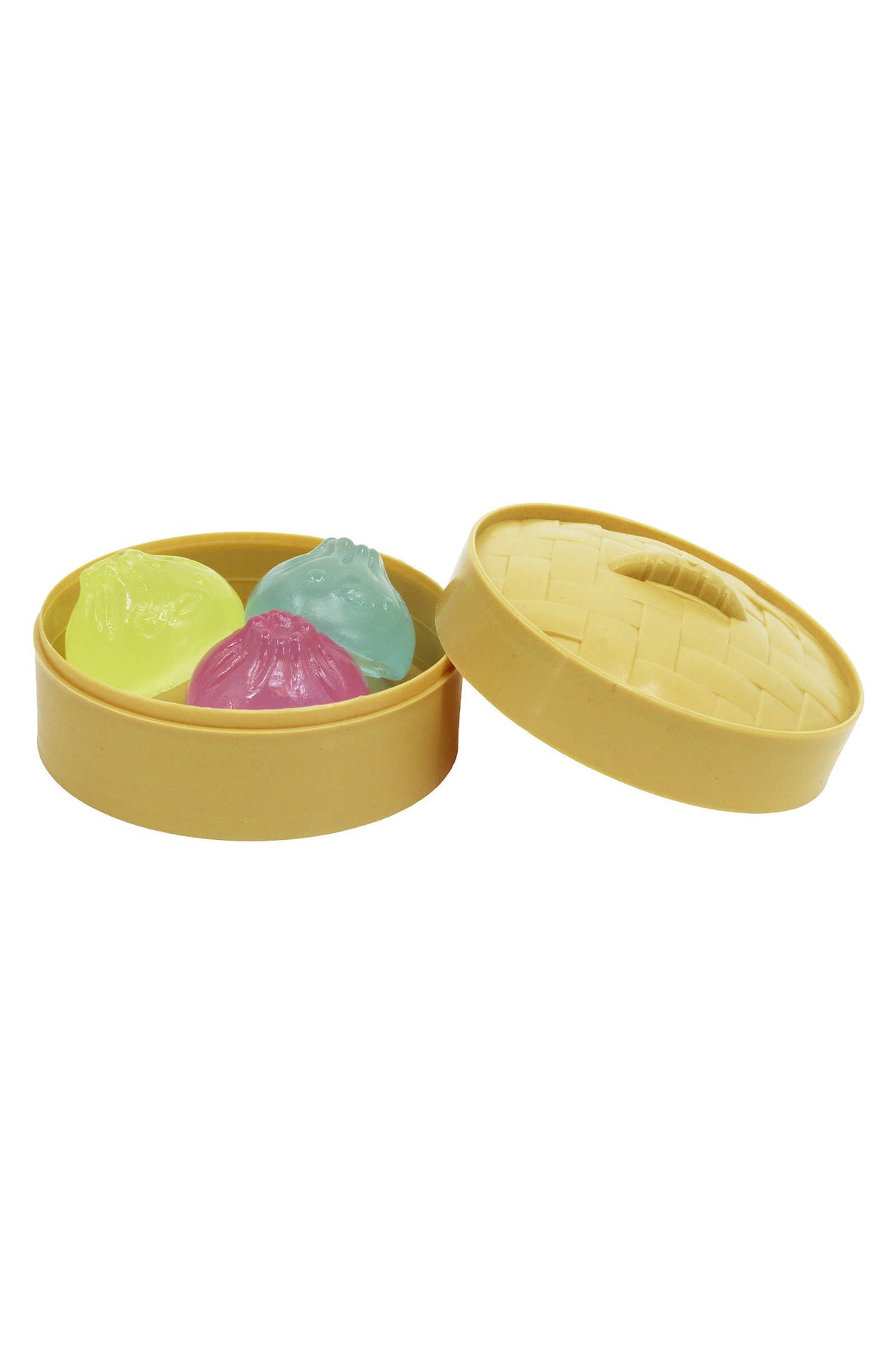 3-Count Colorful Clear Sticky Jiggly Mochi Dumpling Squishy — Presale, Ships in ~2 Weeks