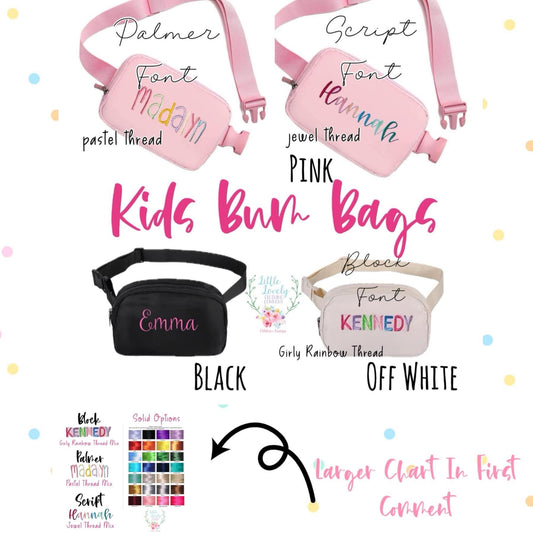 Kids Bum Bags Presale Eta Late April to LLCCO Then to Customers