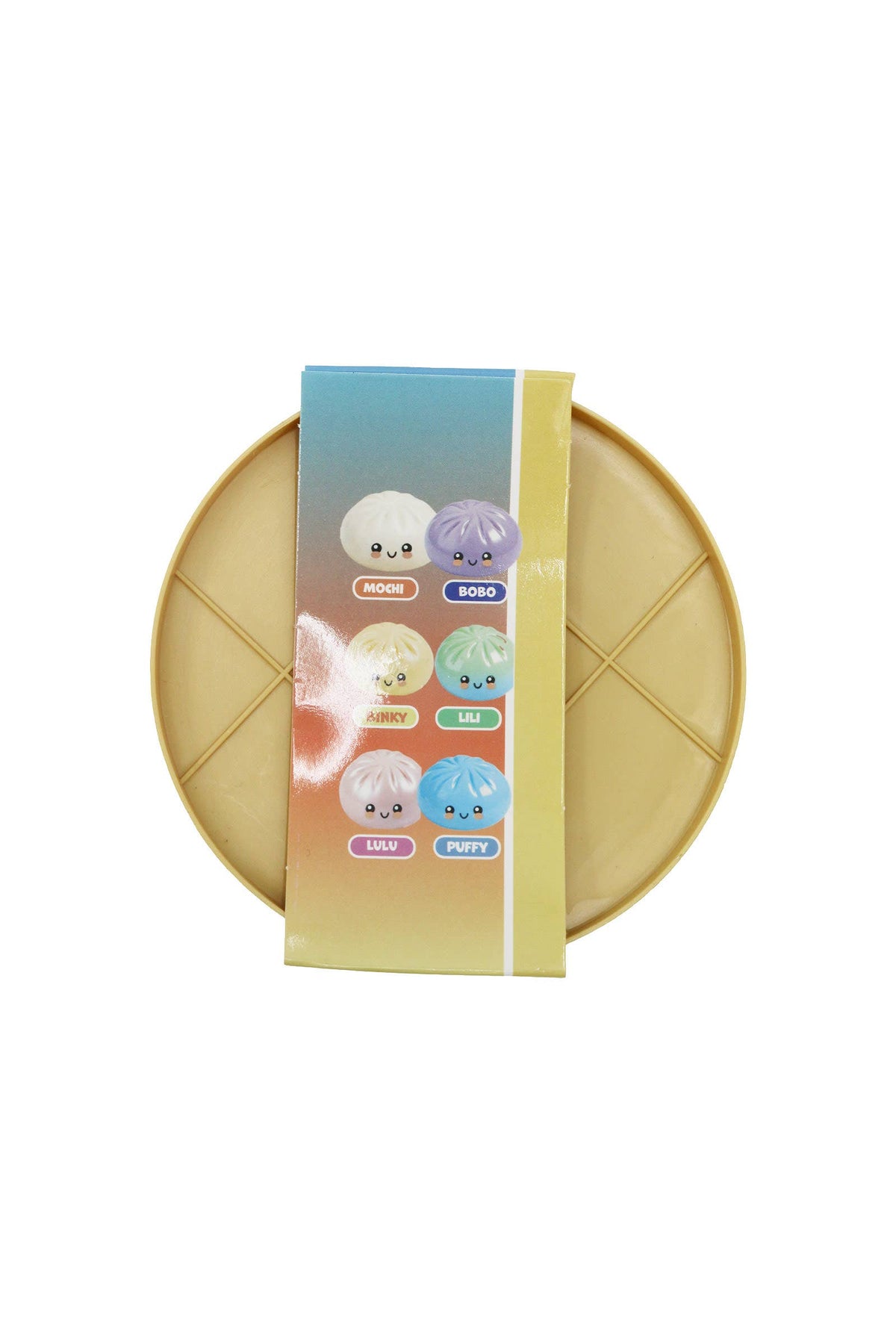 3-Count Colorful Clear Sticky Jiggly Mochi Dumpling Squishy — Presale, Ships in ~2 Weeks