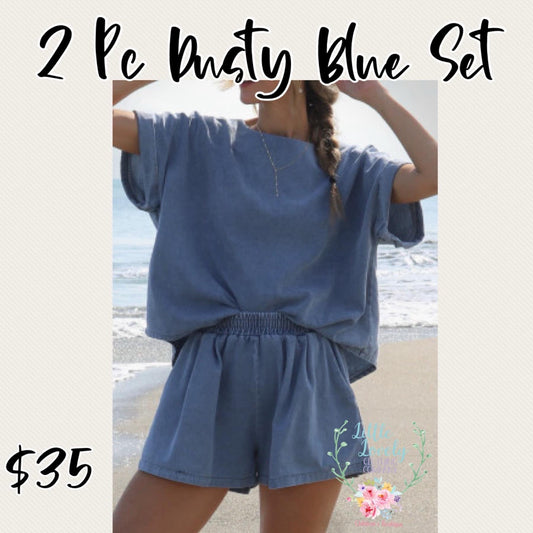 2 PC Dusty Blue Set Presale ETA Late May to LLCCO Then to Customers