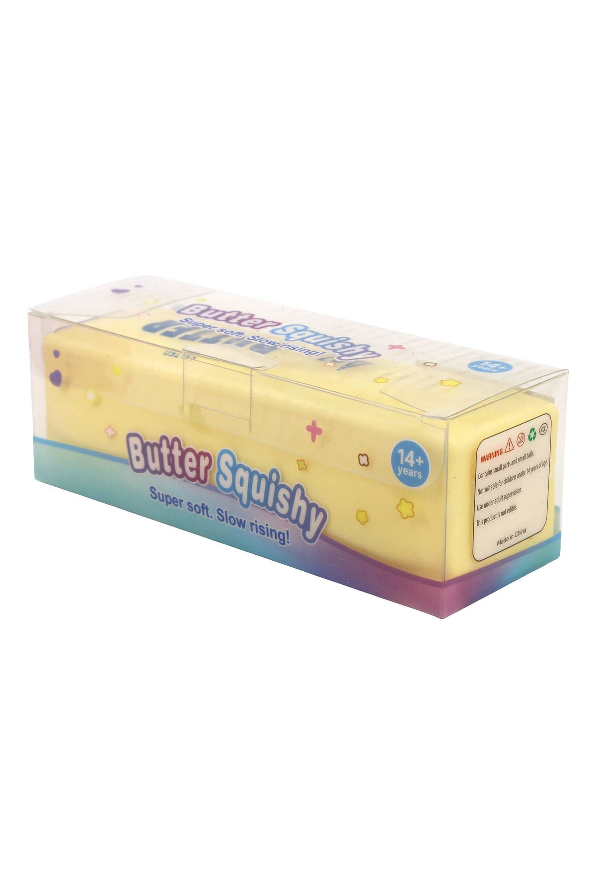 Yellow Butter Zero Rebound Crunchy Bead Slime TPR Squishy — Presale, Ships in ~2 Weeks