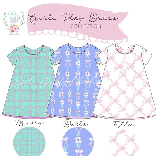 Girls Play Dress Collection ETA June to LLCCO Then to Customers