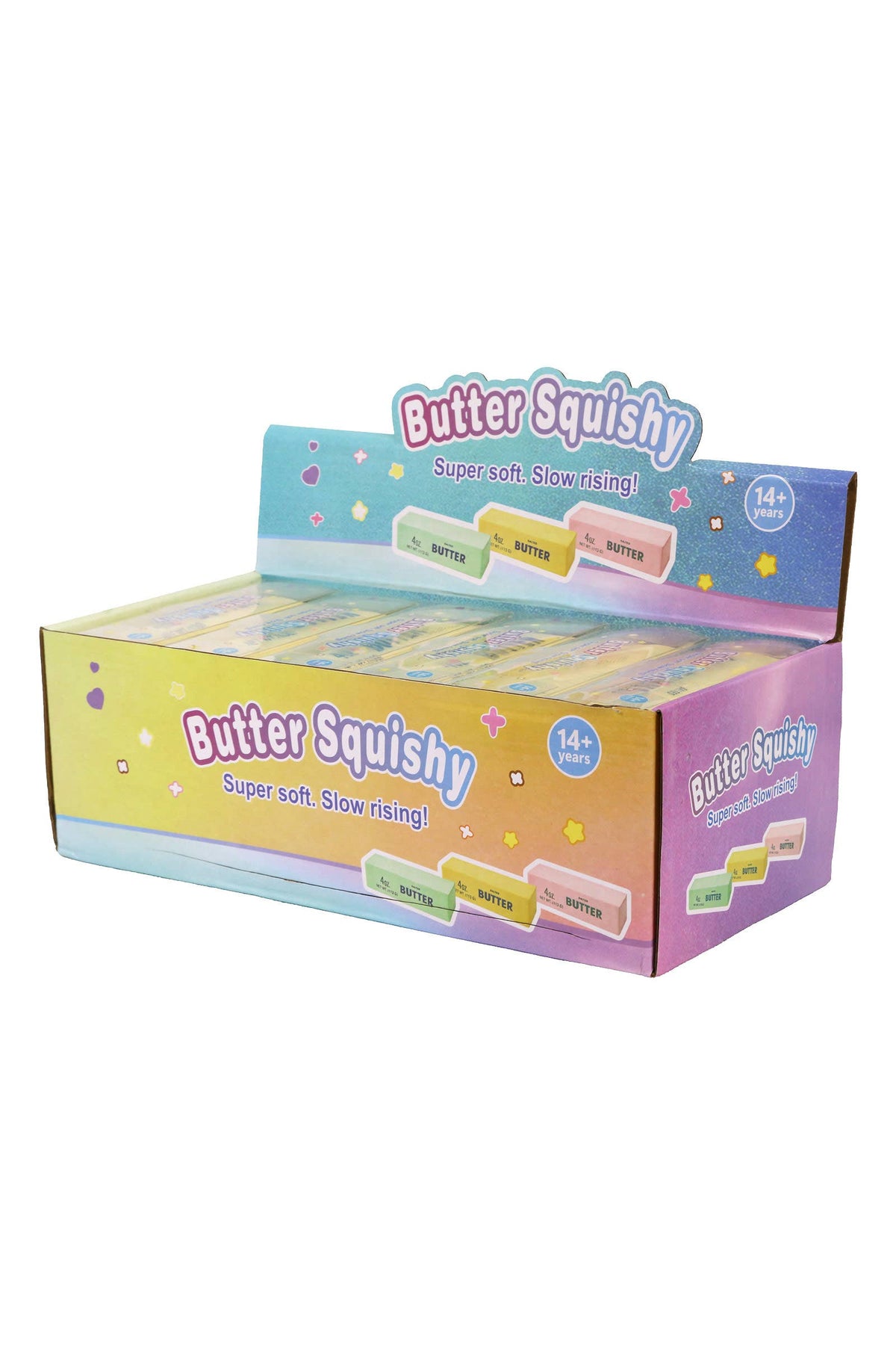 Yellow Butter Zero Rebound Crunchy Bead Slime TPR Squishy — Presale, Ships in ~2 Weeks