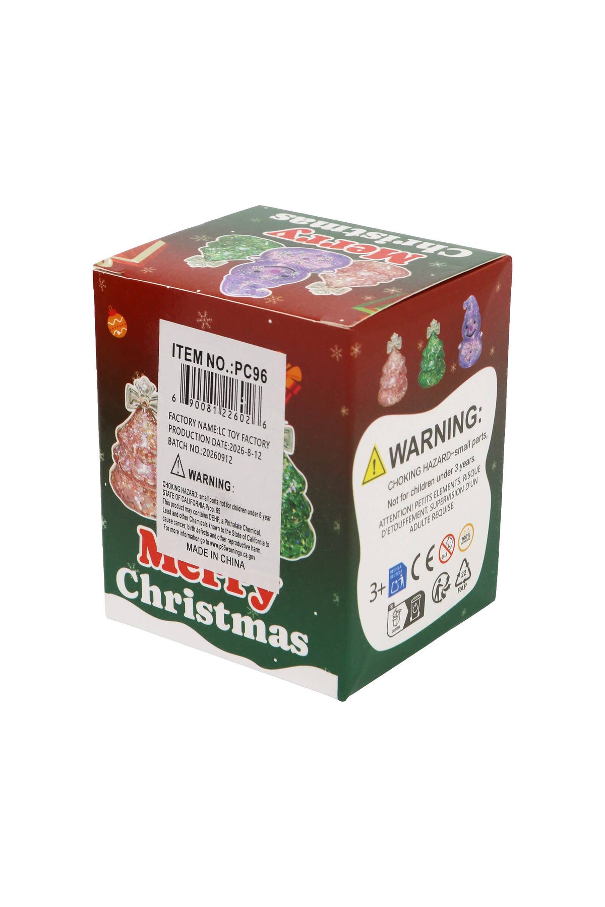 Christmas Tree Glittery Squishy — Presale, Ships in ~2 Weeks