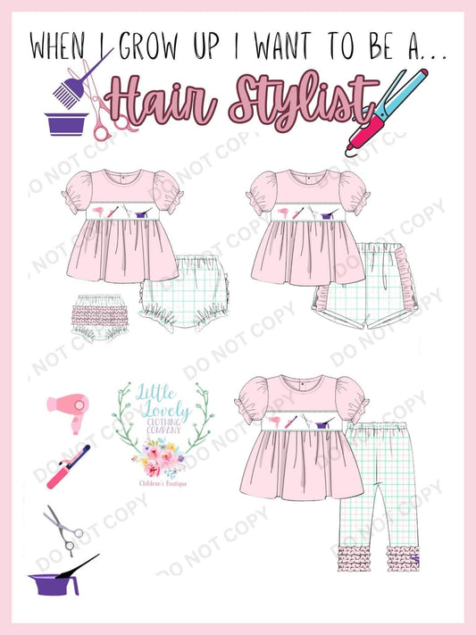 When I Grow Up I Want To Be A Hair Stylist {Smock Pre-Sale} ETA Sept to LLCCO Then to Customers