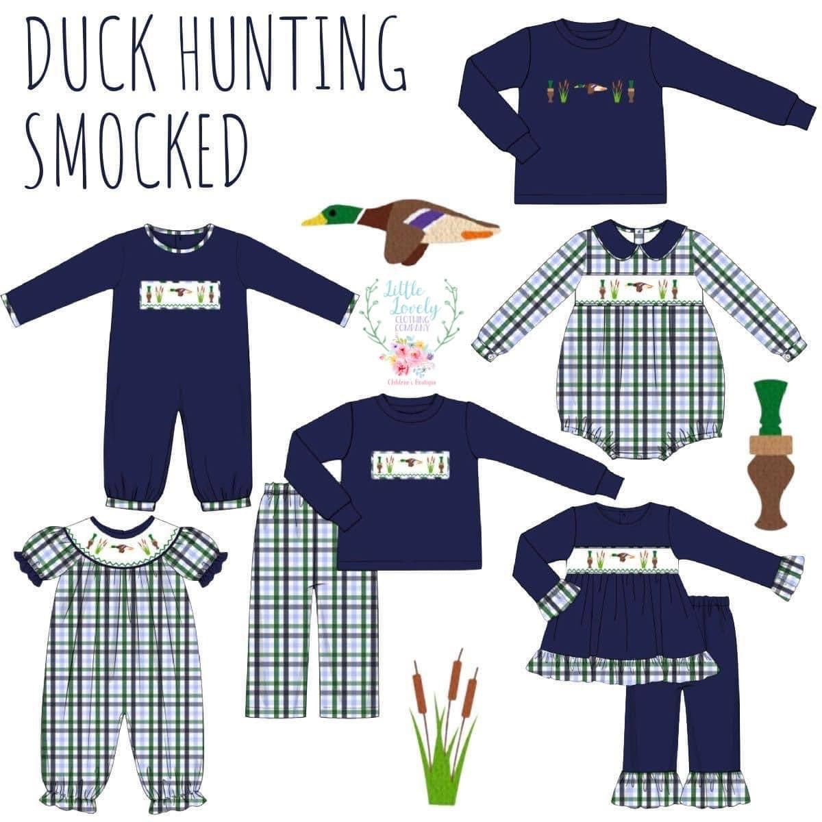 Duck Hunting Smocked Collection Eta Late Dec LLCCO