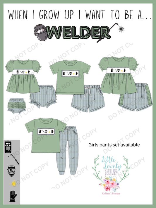 When I Grow Up I Want To Be A Welder {Smock Pre-Sale} Eta Sept to LLCCO Then to Customers