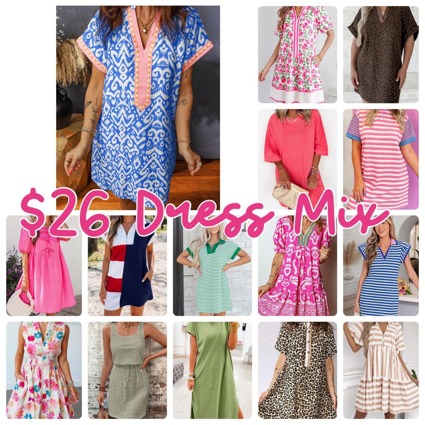 May $26 Dress Mix, Pre-Sale-Ships June