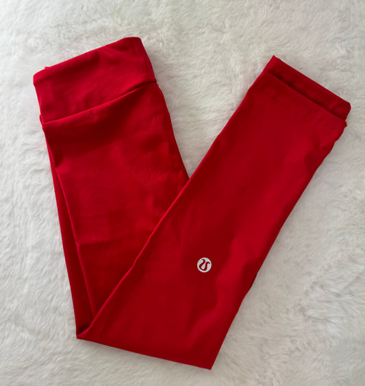 Red LuLu Leggings