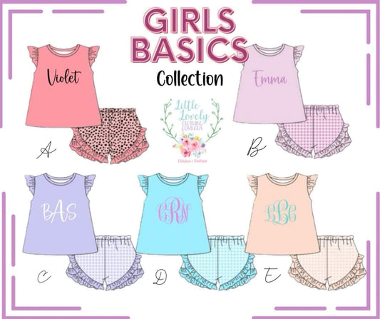 Girls Basics Collection Presale ETA June to LLCCO Then to Customers