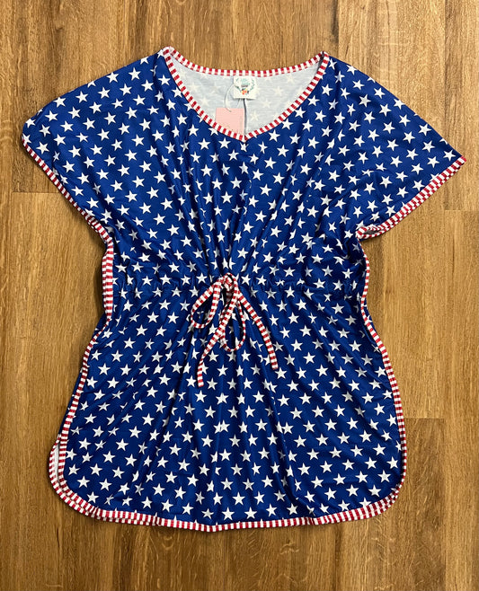 Red, White and Blue Ladies Swim Cover