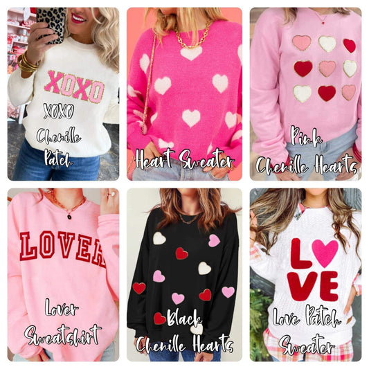 Viral Ladies Valentine Sweaters Presale ETA Late Jan to LLCCO then to Customers