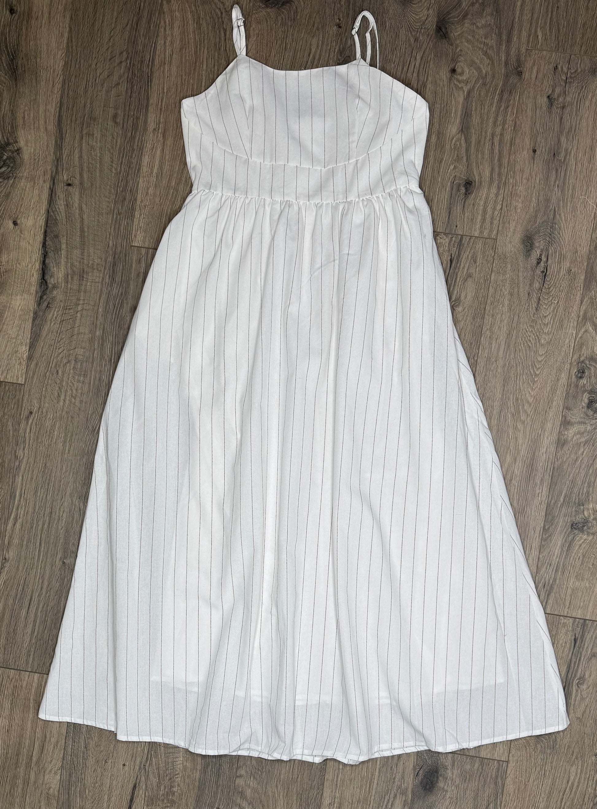 Ladies Neutral Stripe Dress Little Lovely Clothing Company Ladies Neutral Stripe Dress Little Lovely Clothing Company