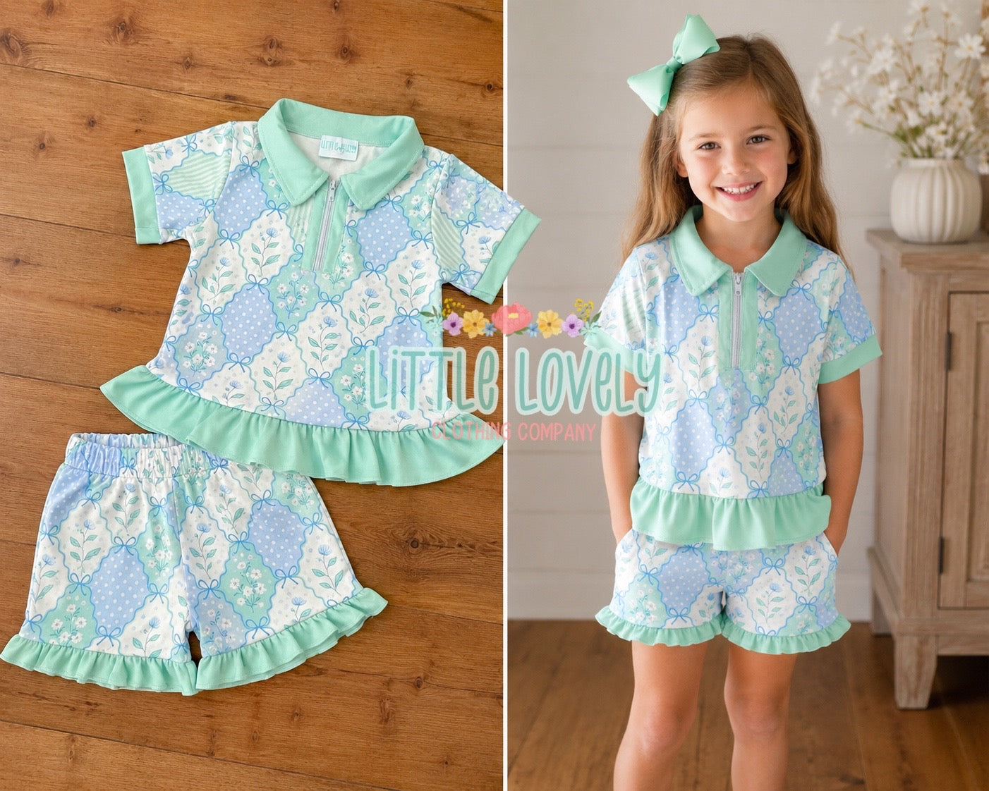 Bluebell Patchwork Set