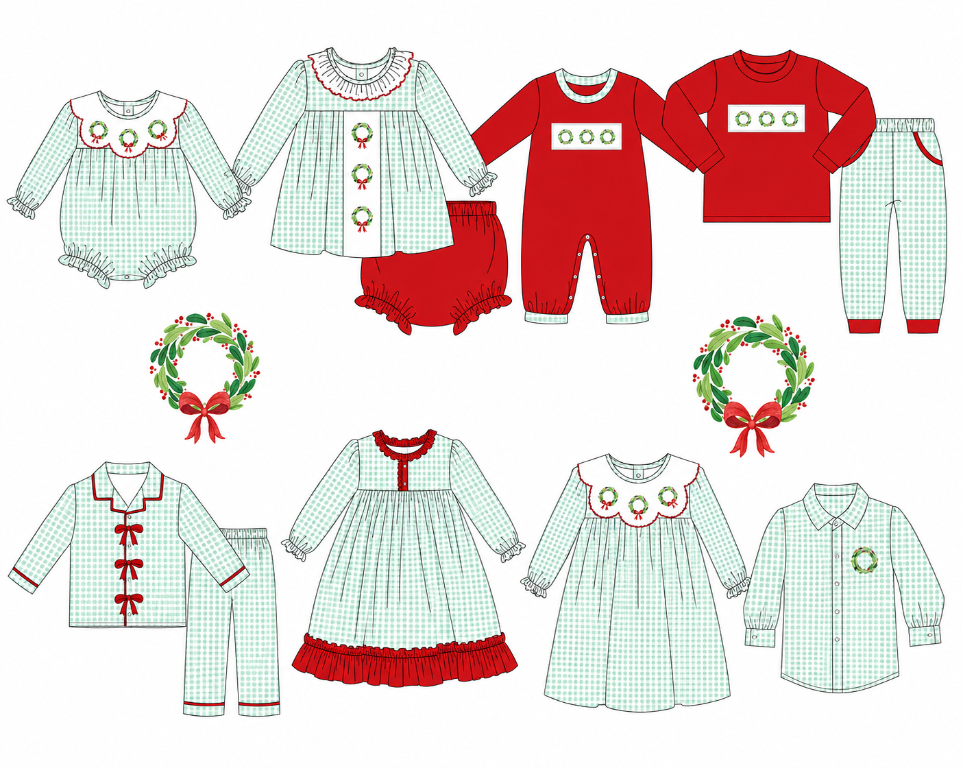 Holiday Wreath Collection, Pre-Sale ETA: Late Nov to LLCCO