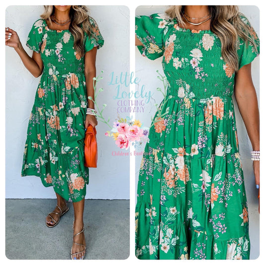 Jillian Floral Ladies Dress Presale ETA May to LLCCO Then to Customers