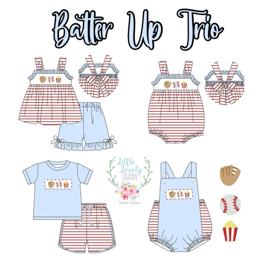 Batter Up Trio Collection Presale ETA APRIL TO CUSTOMERS